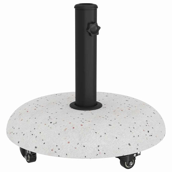Weißer Sonnenschirmständer Beton 21kg
