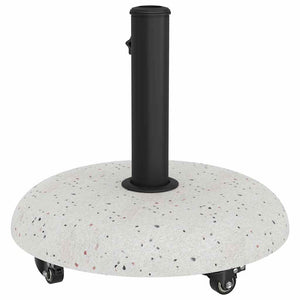 Weißer Sonnenschirmständer Beton 21kg