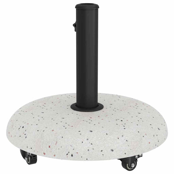 Weißer Sonnenschirmständer Beton 21kg