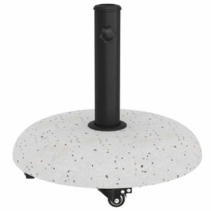Weißer Sonnenschirmständer Beton 21kg