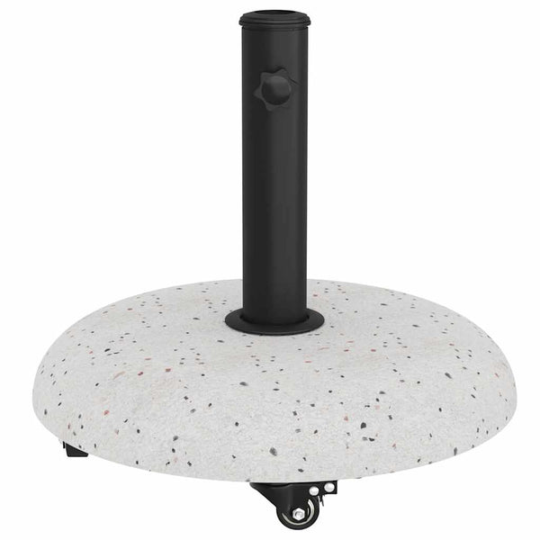 Weißer Sonnenschirmständer Beton 21kg
