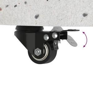 Weißer Sonnenschirmständer Beton 21kg