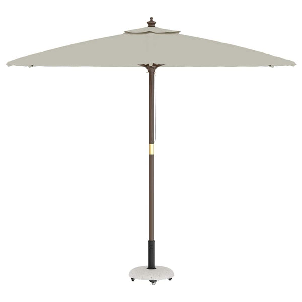 Weißer Sonnenschirmständer Beton 21kg