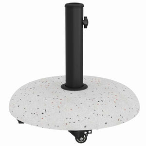 Weißer Sonnenschirmständer Beton 21kg
