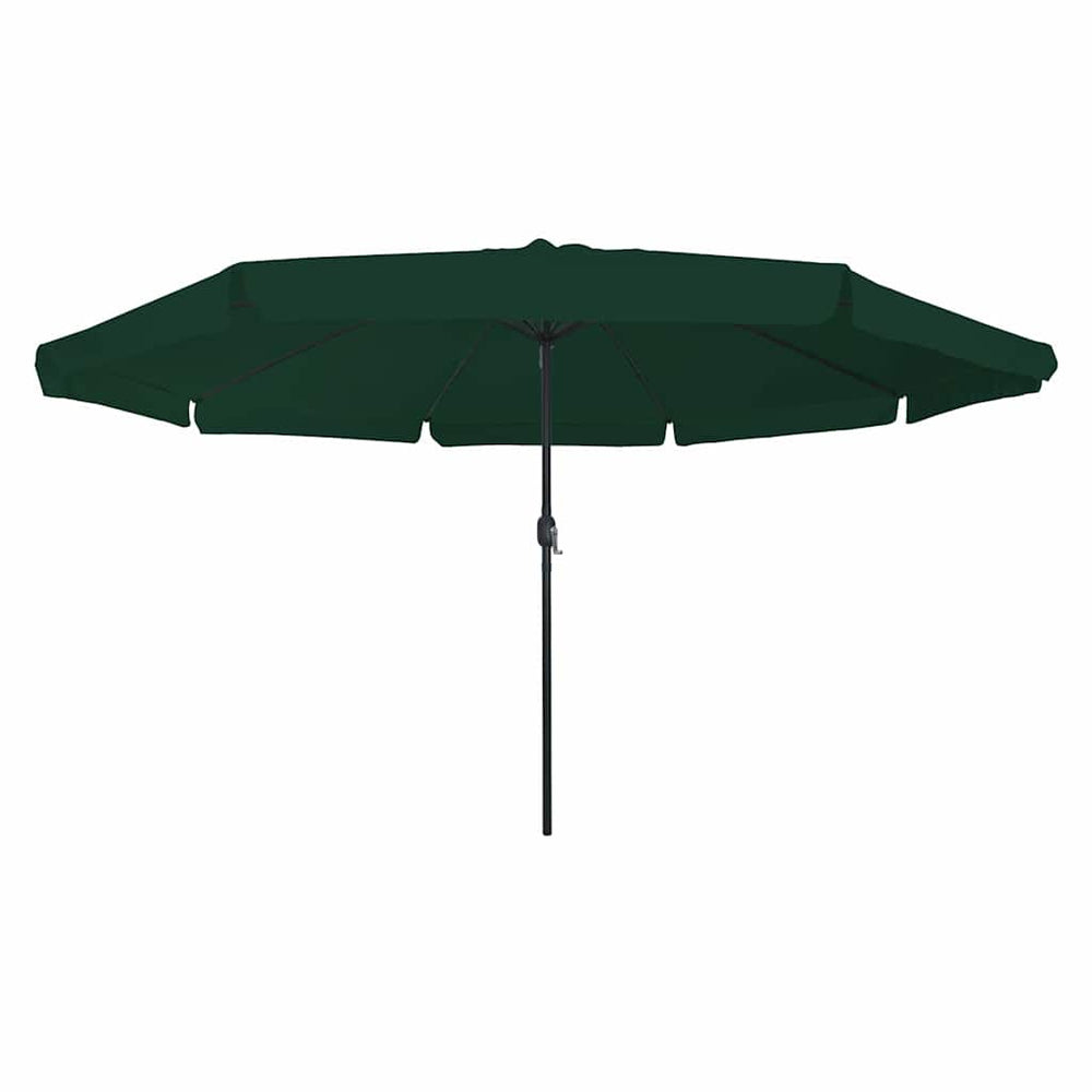 vidaXL Garden Parasol Green 394 x 394 x 248 cm Polyester and Steel