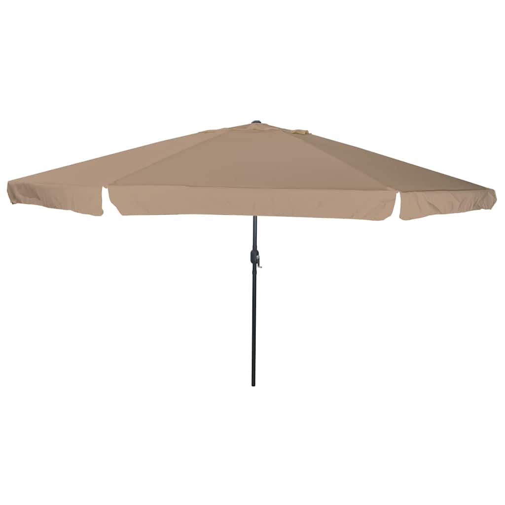 Taupe Garten-Sonnenschirm 394x394 cm