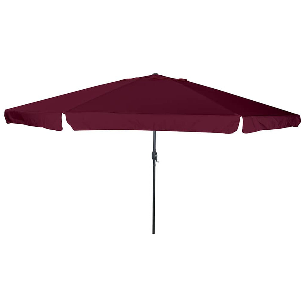 Bordeauxroter Garten-Sonnenschirm 394 cm