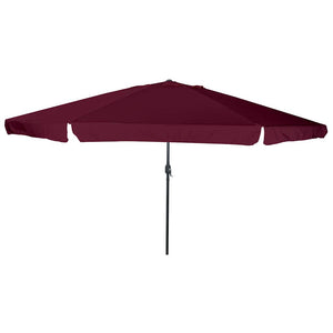 Bordeauxroter Garten-Sonnenschirm 394 cm