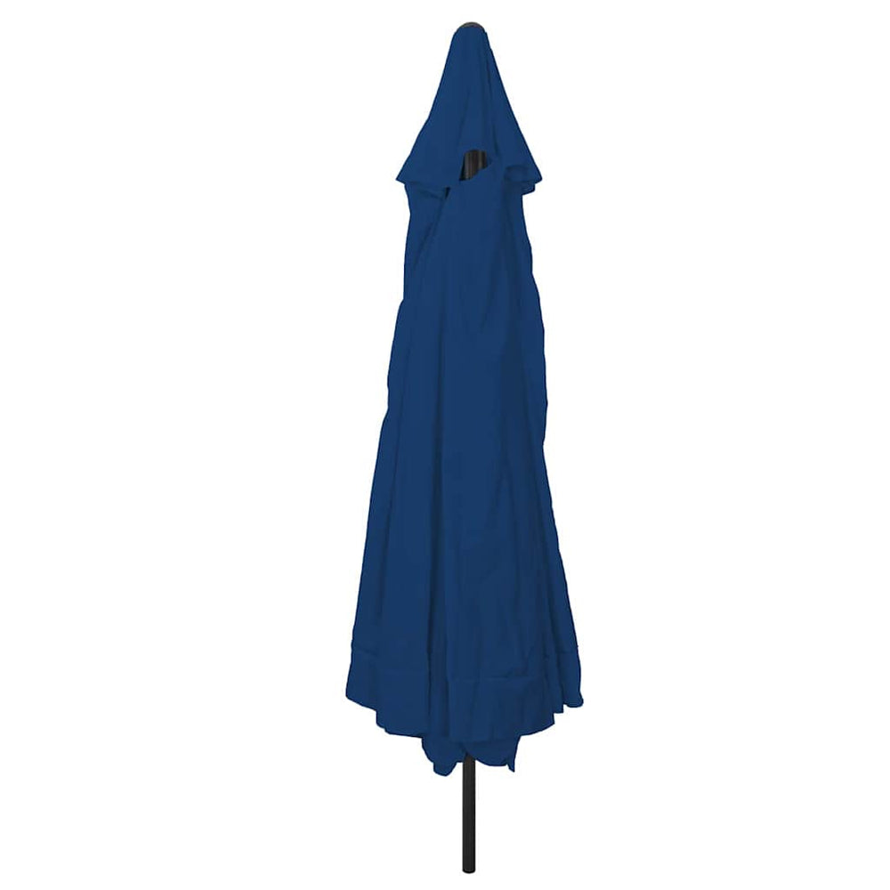 vidaXL Parasol de jardin bleu azur 394 x 394 x 248 cm