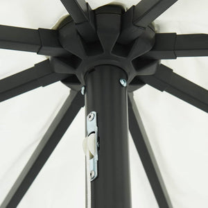 Quadratischer Gartenschirm Sand Anthrazit 395cm