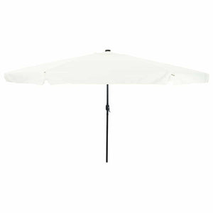 Quadratischer Gartenschirm Sand Anthrazit 395cm