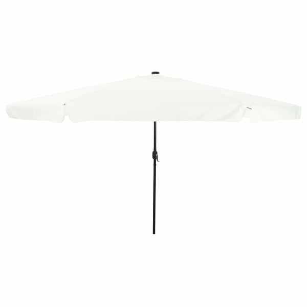 Quadratischer Gartenschirm Sand Anthrazit 395cm