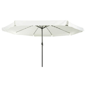 Quadratischer Gartenschirm Sand Anthrazit 395cm