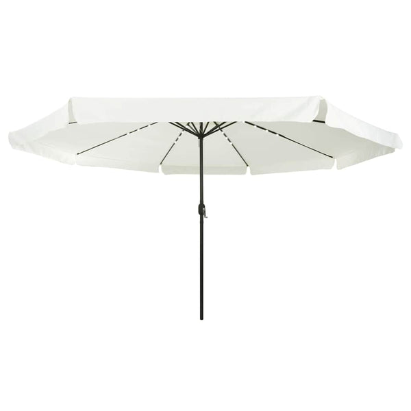 Quadratischer Gartenschirm Sand Anthrazit 395cm