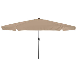 Garten-Sonnenschirm Taupe 395x395cm