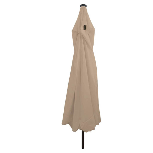 Garten-Sonnenschirm Taupe 395x395cm