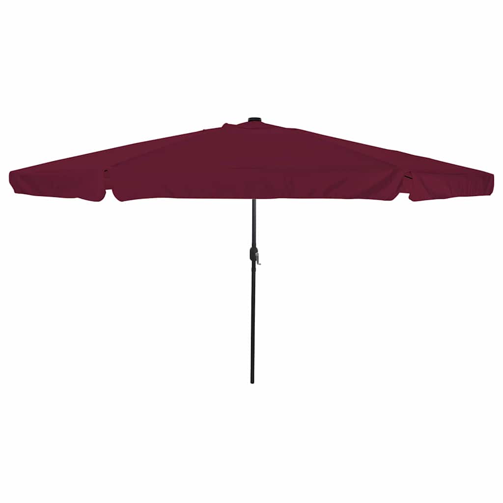 Bordeauxroter Garten-Sonnenschirm 395x395 cm
