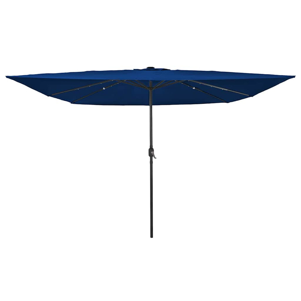 vidaXL Parasol de jardin bleu azur 295 x 295 x 245 cm