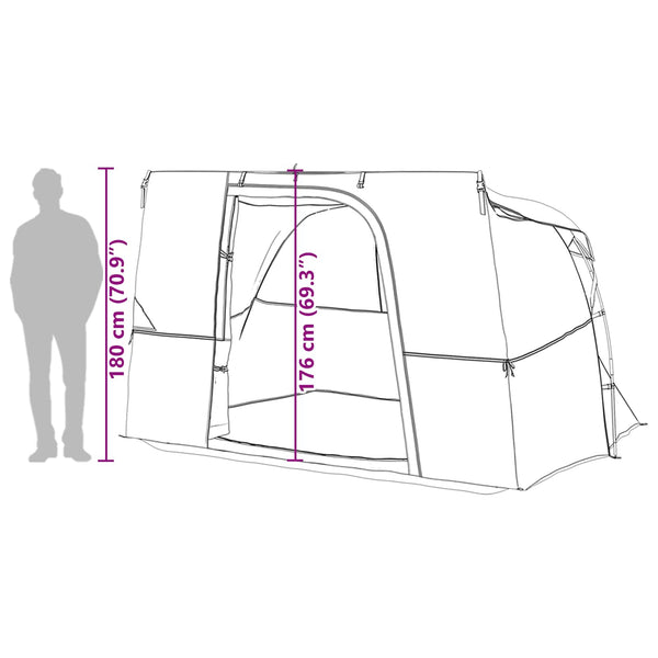 Camping Zelt Set mit Dach