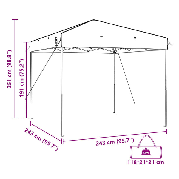 Camping Zelt Set mit Dach