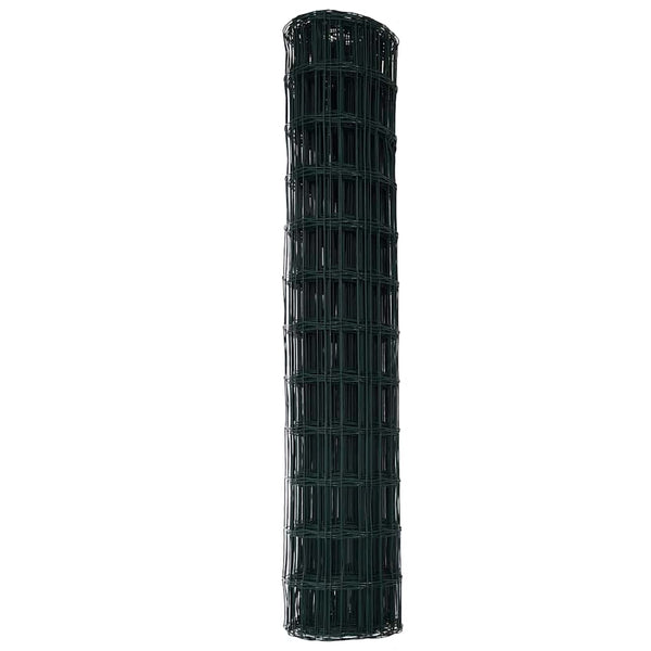 Eurozaun Grün, PVC-beschichtet, 1 x 10 m