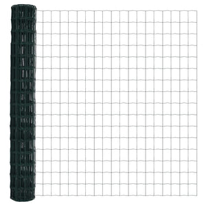 Eurozaun Grün 1,5x10m PVC-beschichtet