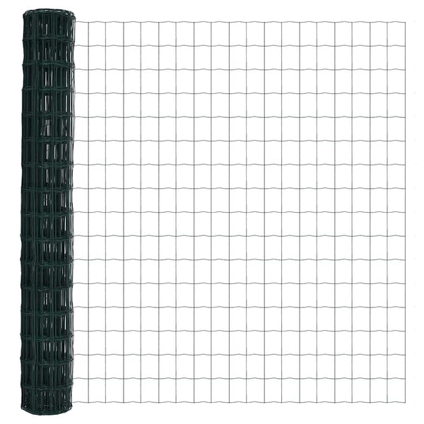 Eurozaun Grün 1,5x10m PVC-beschichtet