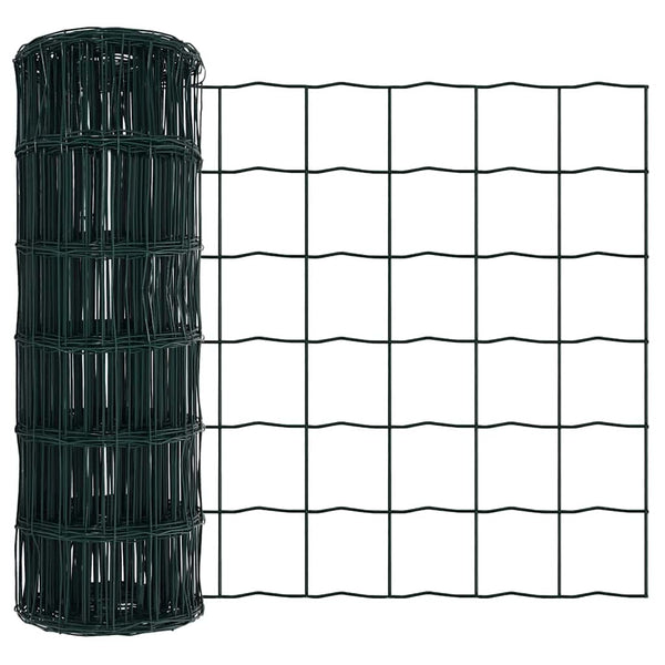 Eurozaun Grün 0,4 x 50 m PVC-beschichtet