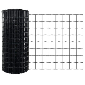 Eurozaun Grau, PVC-beschichtet, 0,6 x 10 m