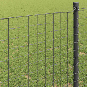 Eurozaun Grau 0,8x10m PVC-beschichtet