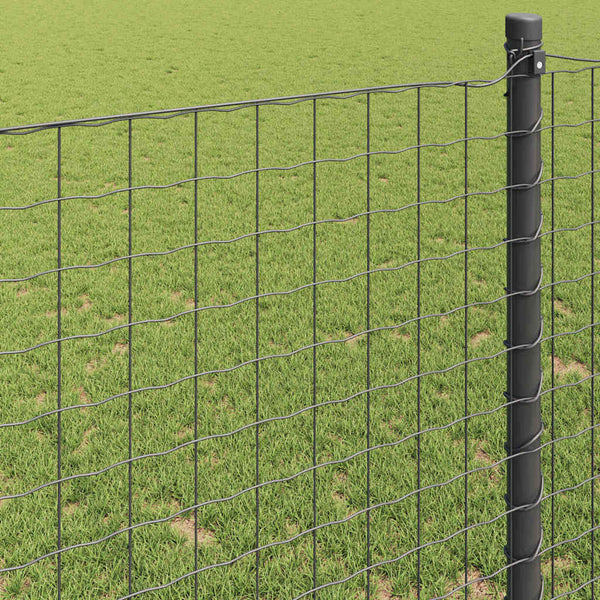 Eurozaun Grau, PVC-beschichtet, 1,2 x 10 m