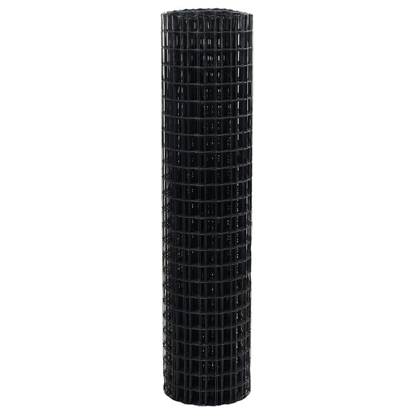 Eurozaun Grau, PVC-beschichtet, 1,2 x 10 m
