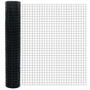 Eurozaun Grau 1,6x10 m PVC-beschichtet