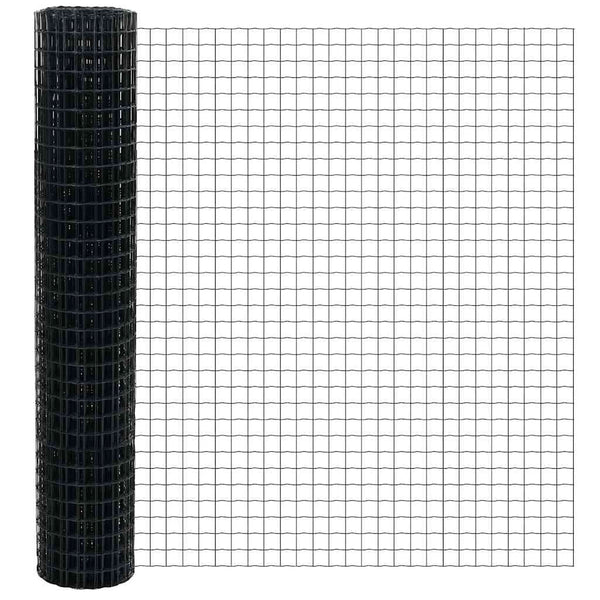 Eurozaun Grau 1,6x10 m PVC-beschichtet