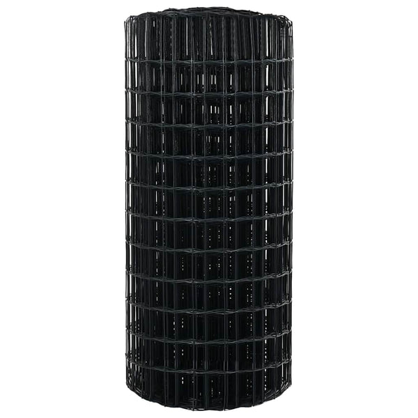 Eurozaun Grau, PVC-beschichtet, 0,6 x 25 m