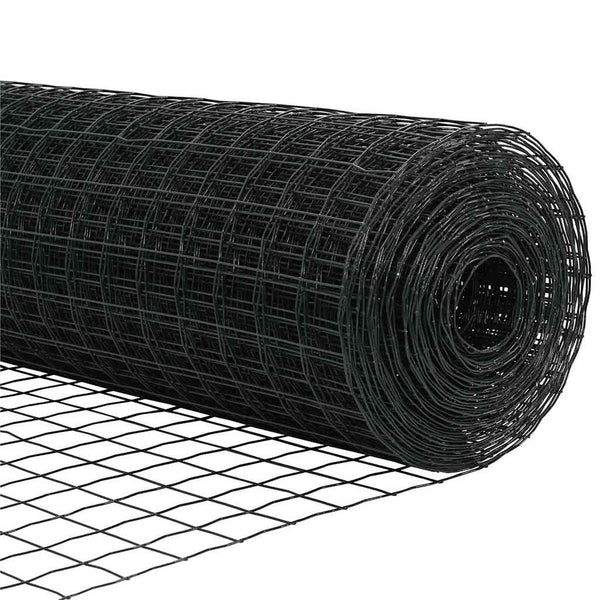 Grauer Eurozaun, 0,6 x 50 m, PVC-beschichtet