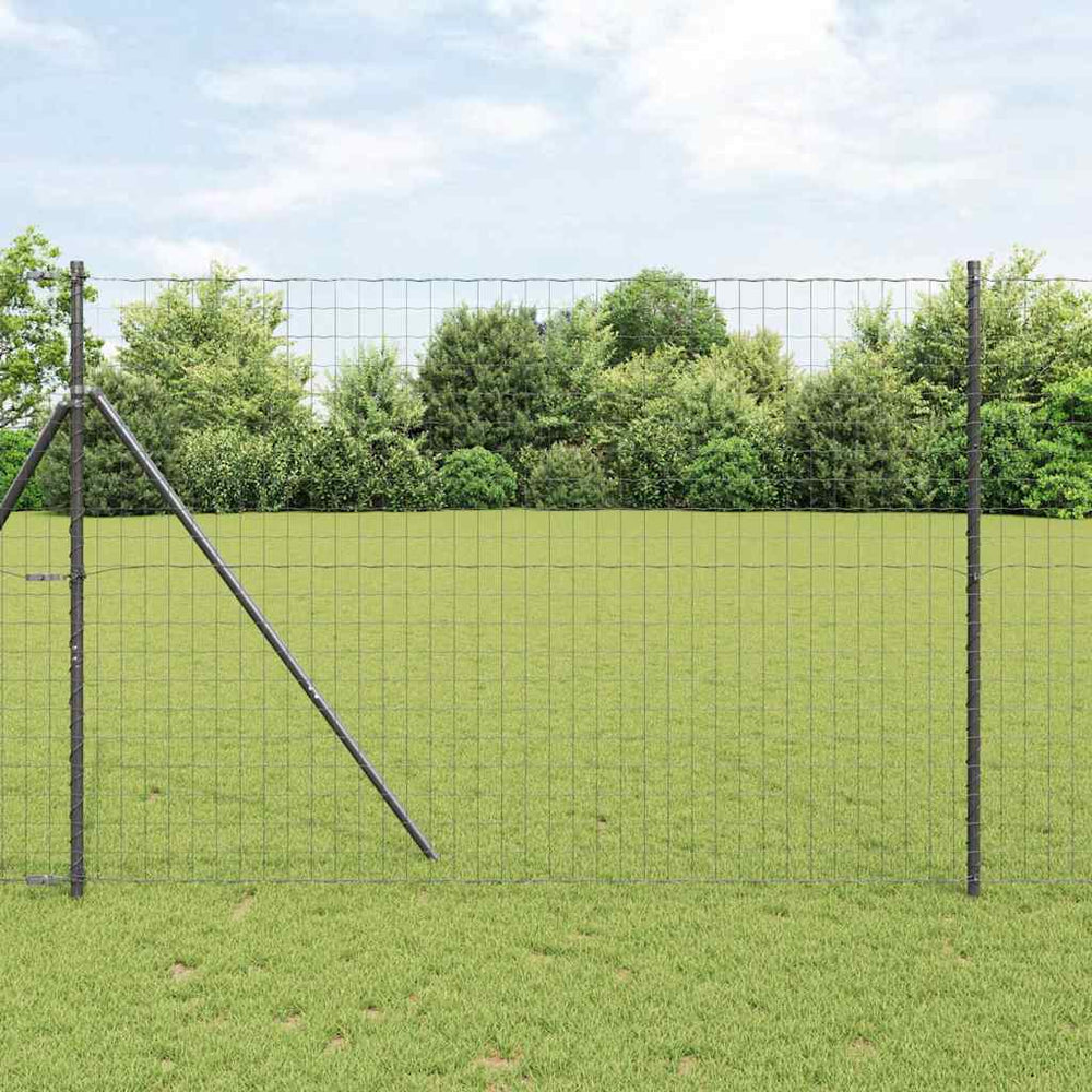 Eurozaun Schwarz 1,6x10m PVC-beschichtet