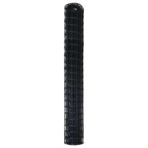 Eurozaun Schwarz 1,6x10m PVC-beschichtet