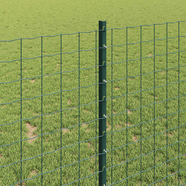 Zaunpfosten Grün Stahl 140 cm, 22 Stk.