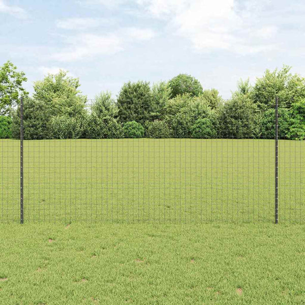 Zaunpfosten Stahl Grau 160cm - 44er Set
