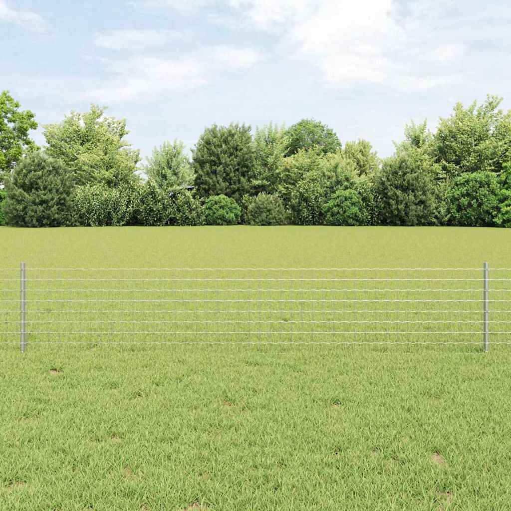 Zaunpfosten Silber 80 cm, 22 Stk.