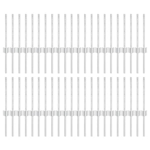 Zaunpfosten Silber 80cm, 44 Stk.