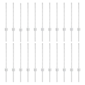 Zaunpfosten Silber 100 cm, 22 Stk.