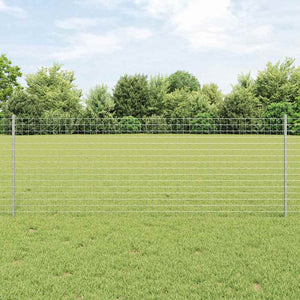 Zaunpfosten Silber 120 cm Stahl - 22er Set