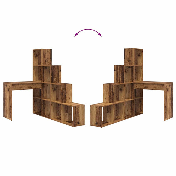 Eckschreibtisch Altholz, 149,5 cm breit