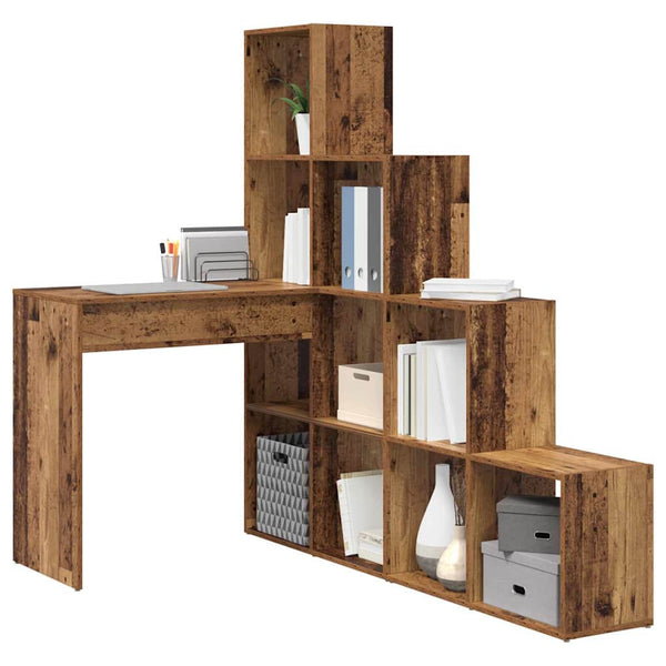 Eckschreibtisch Altholz, 149,5 cm breit