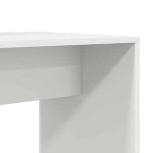 Schreibtisch mit Regal Weiß 138,5 cm