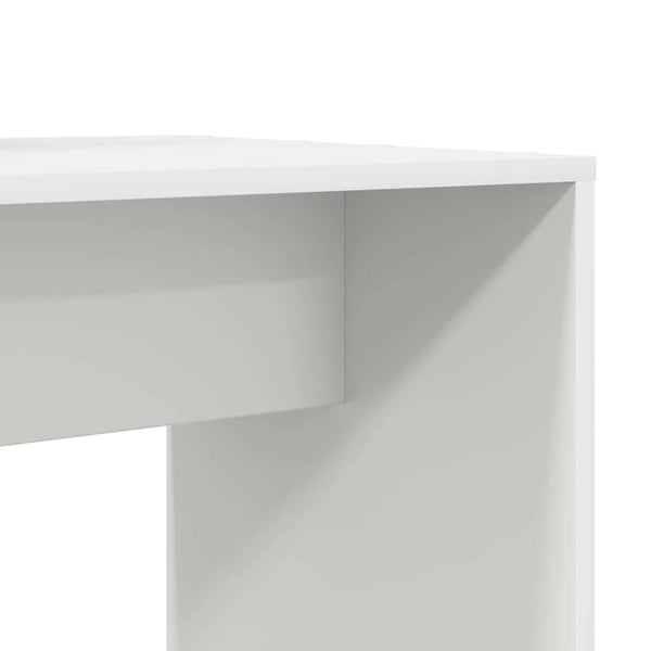 Schreibtisch mit Regal Weiß 138,5 cm