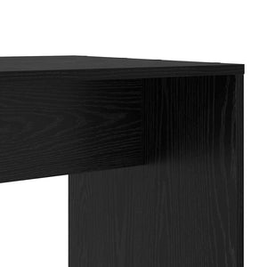Schreibtisch mit Regal, Schwarz Eiche