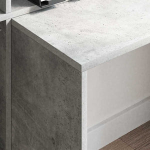Schreibtisch Beton Grau 138,5 cm